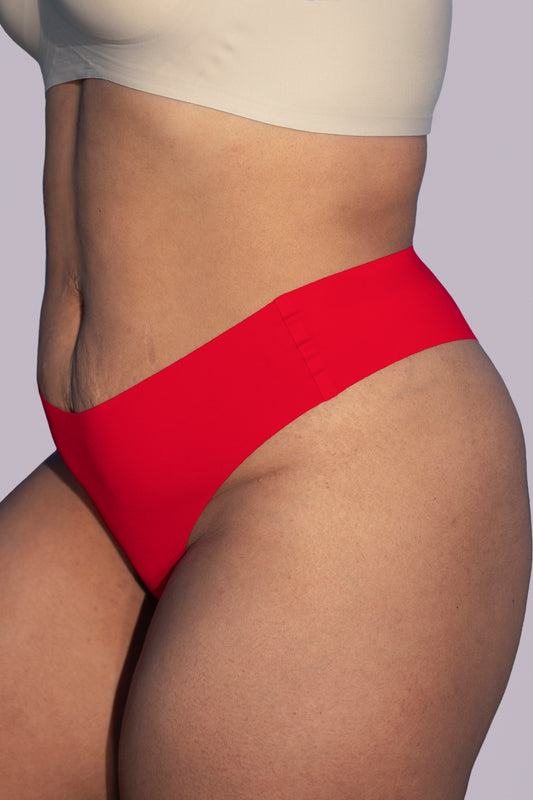 Seamless brazilke SCULPT RED – pogled 2