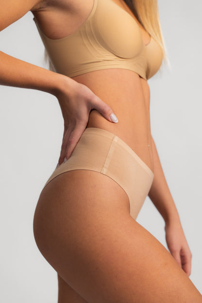 Seamless brazilke LUXE BEIGE - 2 kos – pogled 5