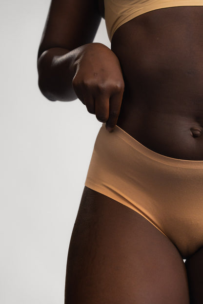 Seamless boksarice LUXE BEIGE - 2 kos – pogled 5