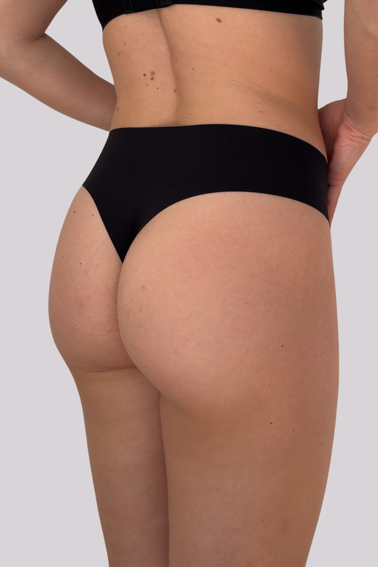 Slip brasiliana Seamless SCULPT BLACK
