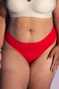 Slip brasiliana Seamless SCULPT RED