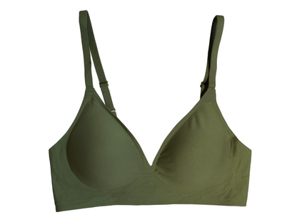 Seamless nedrček KHAKI – pogled 3
