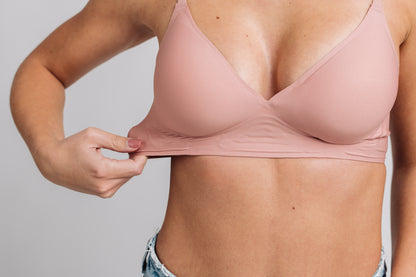 Seamless nedrček POWDER PINK – pogled 5